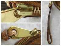 Mulberry Large Daria Hobo in Rose Gold Sparkle Metallic Ostrich Leather