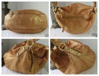 Mulberry Large Daria Hobo in Rose Gold Sparkle Metallic Ostrich Leather