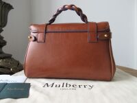 Mulberry Mini Alexa in Smooth Glossy Oak Pigment Blue - New*