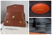 Mulberry Mini Alexa in Smooth Glossy Oak Pigment Blue - New*