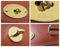 Mulberry Mini Alexa in Smooth Glossy Oak Pigment Blue - New*