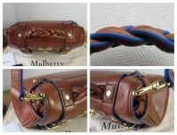 Mulberry Mini Alexa in Smooth Glossy Oak Pigment Blue - New*