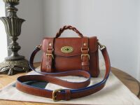 Mulberry Mini Alexa in Smooth Glossy Oak Pigment Blue - New*