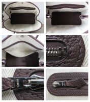 Herm&Atilde;&uml;s Small Garden Party TPM 30cm in Rouge Sellier Negonda with Palladium 