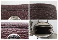 Herm&Atilde;&uml;s Small Garden Party TPM 30cm in Rouge Sellier Negonda with Palladium 