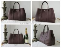 Herm&Atilde;&uml;s Small Garden Party TPM 30cm in Rouge Sellier Negonda with Palladium 