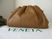 Bottega Veneta The Mini Pouch in Camel Calfskin Nappa