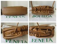 Bottega Veneta The Mini Pouch in Camel Calfskin Nappa