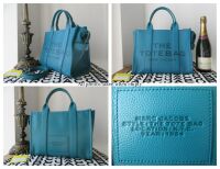 Marc Jacobs Medium The Tote Shoulder Bag in Harbor Blue Leather