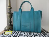 Marc Jacobs Medium The Tote Shoulder Bag in Harbor Blue Leather