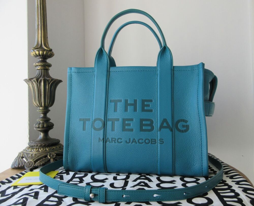 Marc Jacobs Medium The Tote  Bag in Harbor Blue Leather