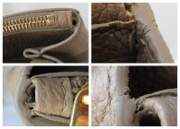 Mulberry Small Double Zipped Bayswater Tote in Taupe Small Classic Grain