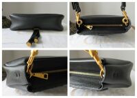 Chlo&Atilde;&copy; Marcie Crazy Small Shoulder Clutch in Black Calfskin
