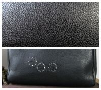 Gucci Bamboo Top Handle Medium Tote Shopper in Black Calfskin