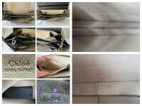 Chlo&Atilde;&copy; Faye Medium Shoulder Bag in Black Calfskin & Suede