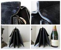 Chlo&Atilde;&copy; Faye Medium Shoulder Bag in Black Calfskin & Suede