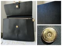 Chlo&Atilde;&copy; Faye Medium Shoulder Bag in Black Calfskin & Suede