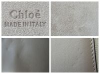 Chlo&Atilde;&copy; Faye Medium in Motty Grey Calfskin & Suede