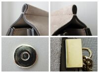 Chlo&Atilde;&copy; Faye Medium in Motty Grey Calfskin & Suede