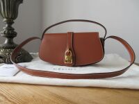 Celine Tabou Clutch on Strap in Smooth Tan Calfskin
