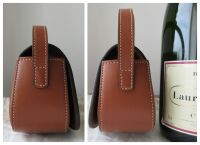 Celine Tabou Clutch on Strap in Smooth Tan Calfskin