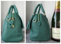 Mulberry Small Del Rey Emerald Textured Lizard Printed Calfskin