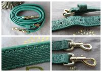 Mulberry Small Del Rey Emerald Textured Lizard Printed Calfskin