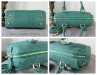 Mulberry Small Del Rey Emerald Textured Lizard Printed Calfskin