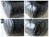 Mulberry Medium Lily in Black Quilted Shiny Buffalo Leather