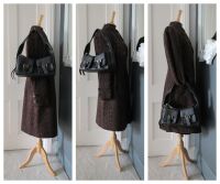 Mulberry Maggie Shoulder Bag in Black Natural Leather