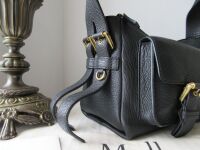Mulberry Maggie Shoulder Bag in Black Natural Leather