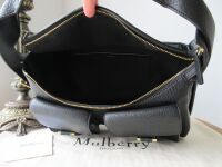 Mulberry Maggie Shoulder Bag in Black Natural Leather