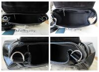 Mulberry Mini Alexa in Black Spongy Patent Leather