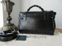 Mulberry Mini Alexa in Black Spongy Patent Leather