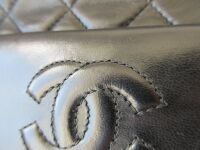 Chanel Vintage Small Camera Tassle Bag in Black Lambskin with Gold Hardware