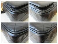 Chanel Vintage Small Camera Tassle Bag in Black Lambskin with Gold Hardware