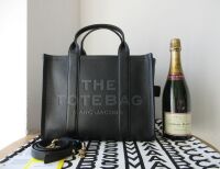 Marc Jacobs Medium The Tote  Bag in Black Leather