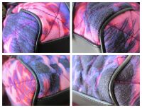 Mulberry Regular Alexa in Plum Loopy Leopard Quilted Denim