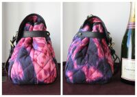 Mulberry Regular Alexa in Plum Loopy Leopard Quilted Denim