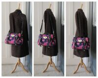 Mulberry Regular Alexa in Plum Loopy Leopard Quilted Denim