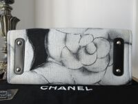 Chanel Large Shoulder Tote in Camellia Printed Canvas