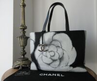 Chanel Large Shoulder Tote in Camellia Printed Canvas