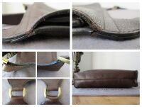 Mulberry Antony Large Messenger in Chocolate Natural Vegetable Tanned Leath