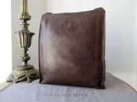 Mulberry Antony Large Messenger in Chocolate Natural Vegetable Tanned Leath