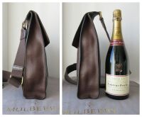 Mulberry Antony Large Messenger in Chocolate Natural Vegetable Tanned Leath