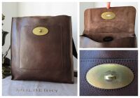 Mulberry Antony Large Messenger in Chocolate Natural Vegetable Tanned Leath