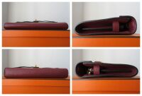 Herm&Atilde;&copy;s Kelly Classique To Go Shoulder Bag Clutch Wallet in Rouge H Evercolo