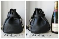 Mulberry Alexa in Black Heavy Grain