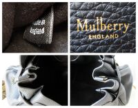 Mulberry Alexa in Black Heavy Grain