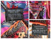 Herm&Atilde;&uml;s Wild Singapore'  Carr&Atilde;&copy; Square Scarf 90cm in Rouge/ Violet/ Beige Mul